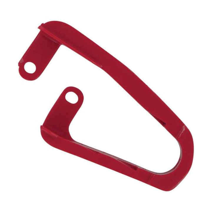 PATIN GUIDE CHAINE BRAS OSCILLANT TRX 450 R ROUGE