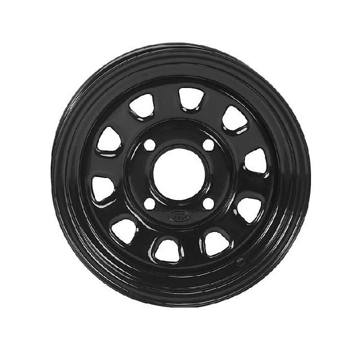 JANTE ARRIERE ACIER NOIRE 12X7 ITP 4X110 DEPORT 2+5