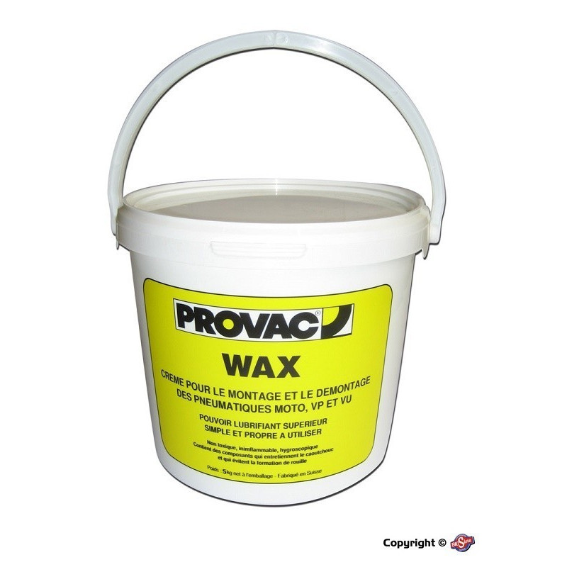 CREME DE MONTAGE PNEU PROVAC WAX 1KG BLANCHE