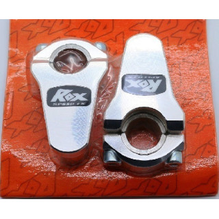 PONTETS REHAUSSES ALU ROX DE 22mm A 22mm ou 28,6mm +51mm