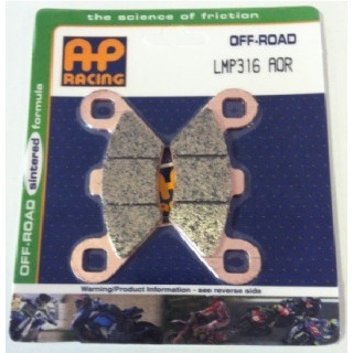 PLAQUETTES DE FREIN AVANT SCRAMBLER 500 4X4 AP RACING 97/07 LMP316AOR