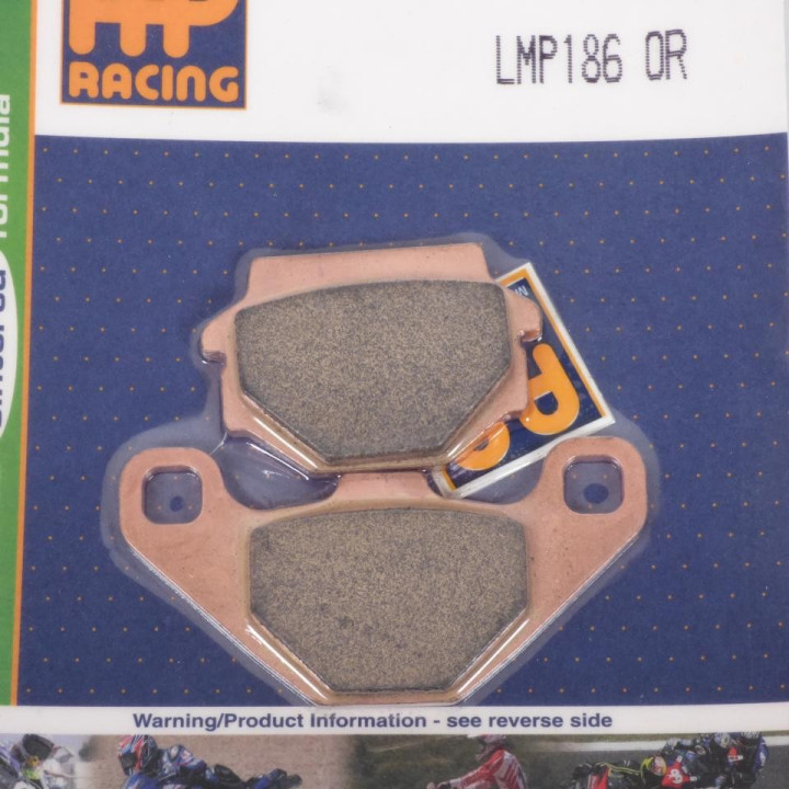 PLAQUETTES DE FREIN ARRIERE YFM RAPTOR 90 AP RACING 09/14 LMP186OR