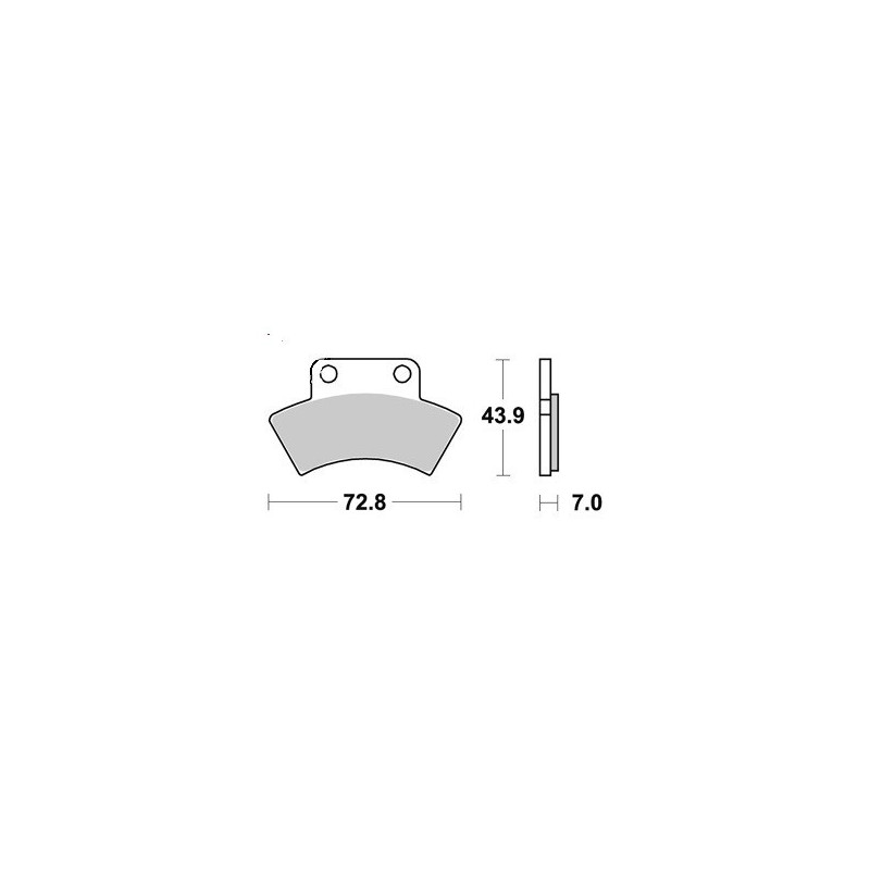 PLAQUETTES DE FREIN ARRIERE XPRESS 300 AP RACING 96/99 LMP317AOR