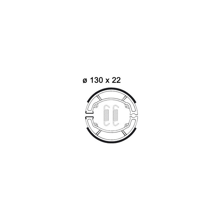 PLAQUETTES DE FREIN ARRIERE LT 80 AP RACING 90/06 LMS880